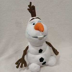 Disney Store Frozen Olaf 16" Plush Toy Official Authentic Genuine Patch Stuffed